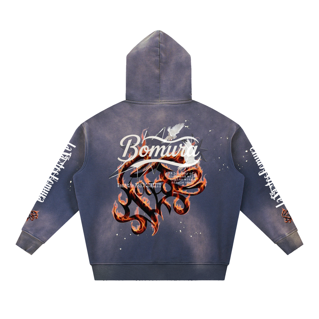 Bomura Heritage — Bomura Is The Answer Flame Hoodie