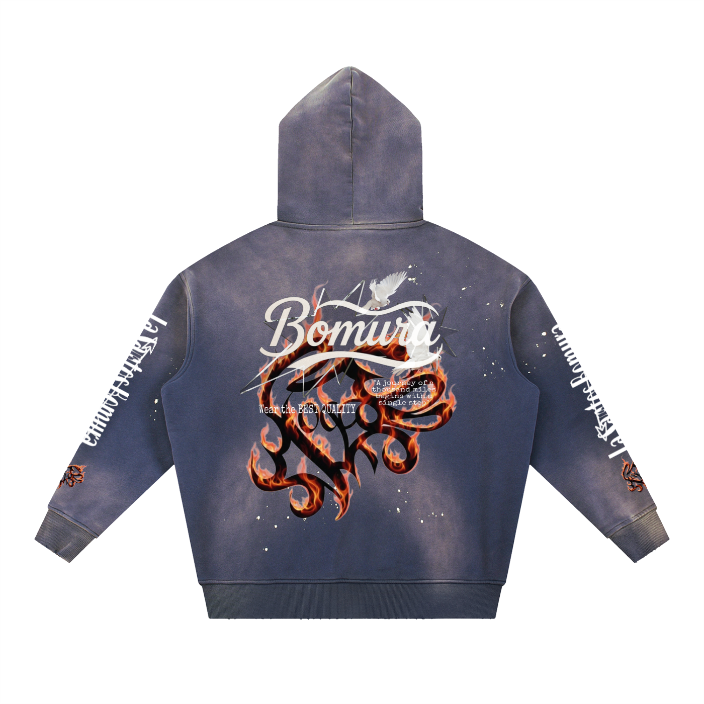 Bomura Heritage — Bomura Is The Answer Flame Hoodie