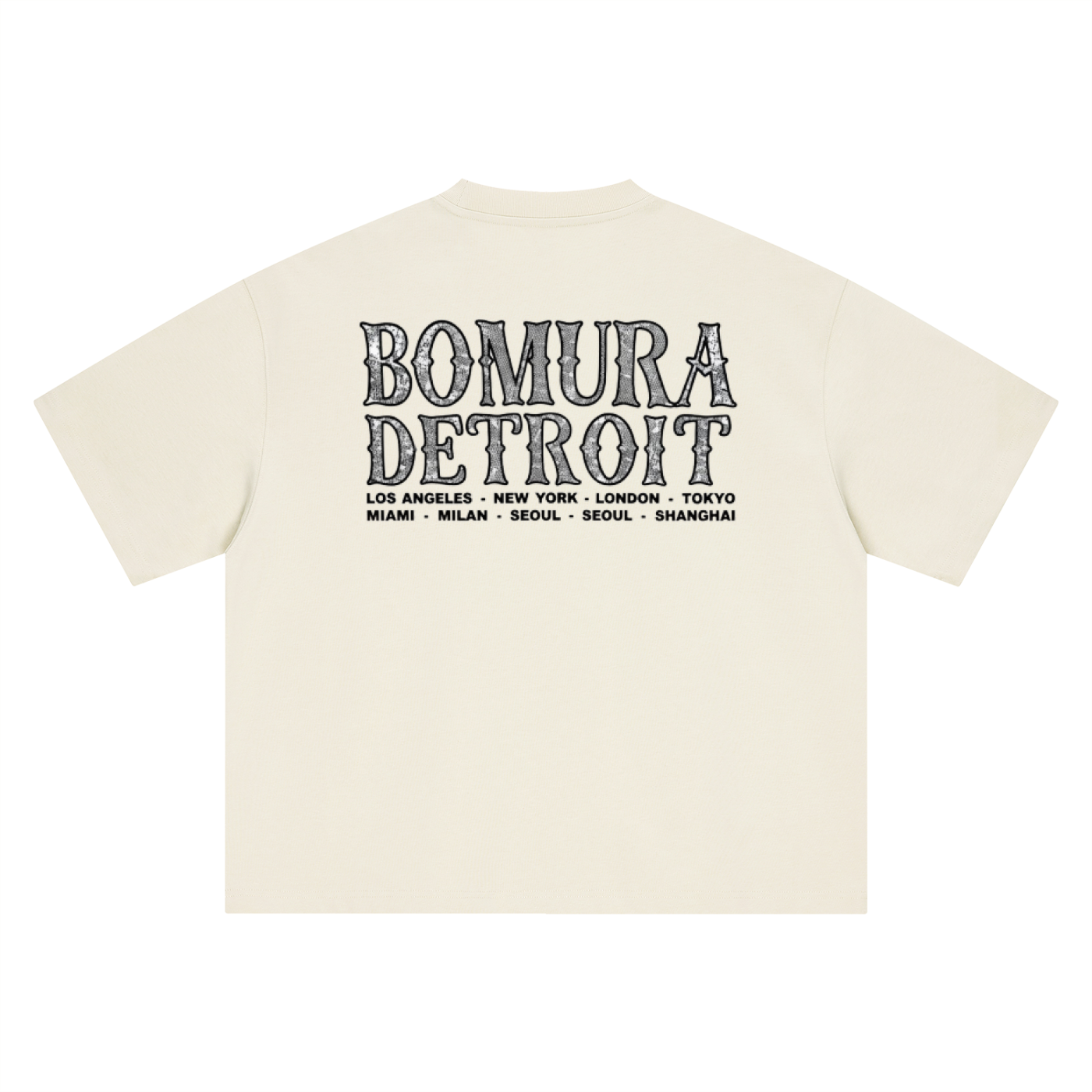 Detroit to the World Tee - Black Logo