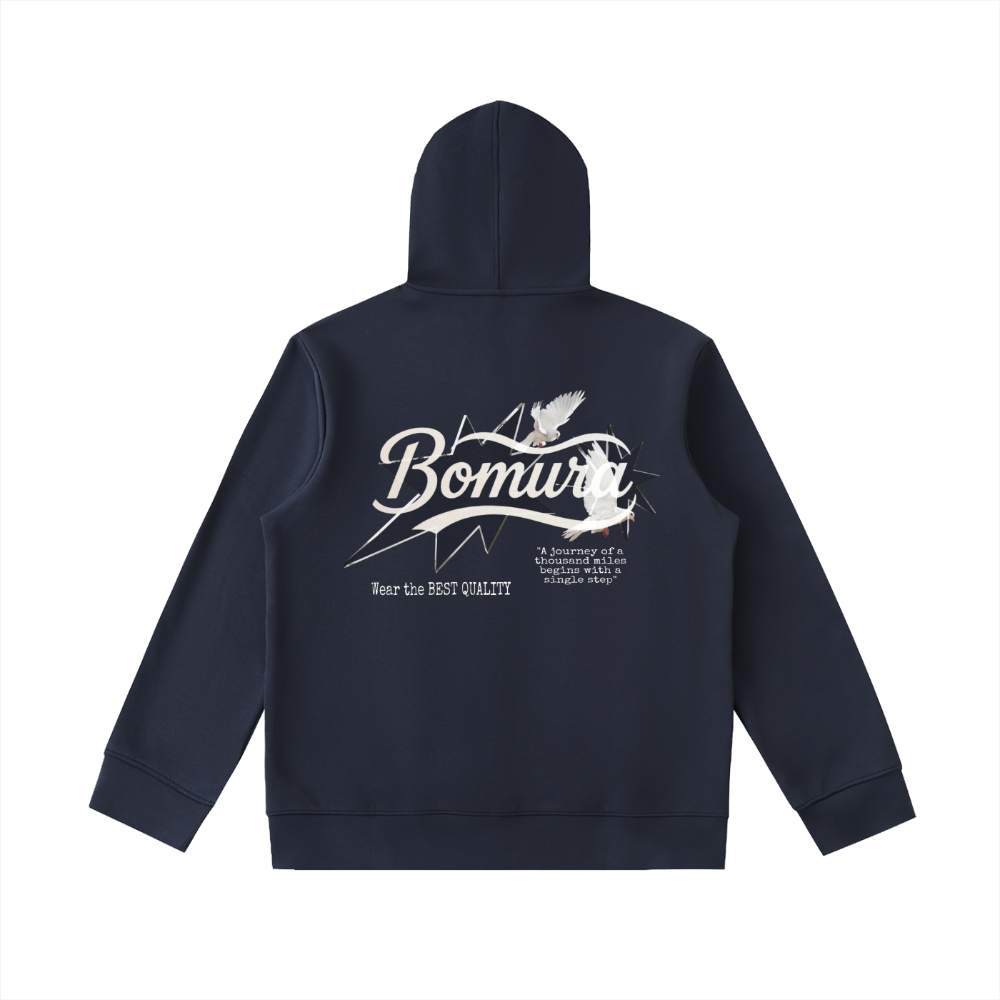 Bomura Essential Breakout Zip Hoodie Hoodie