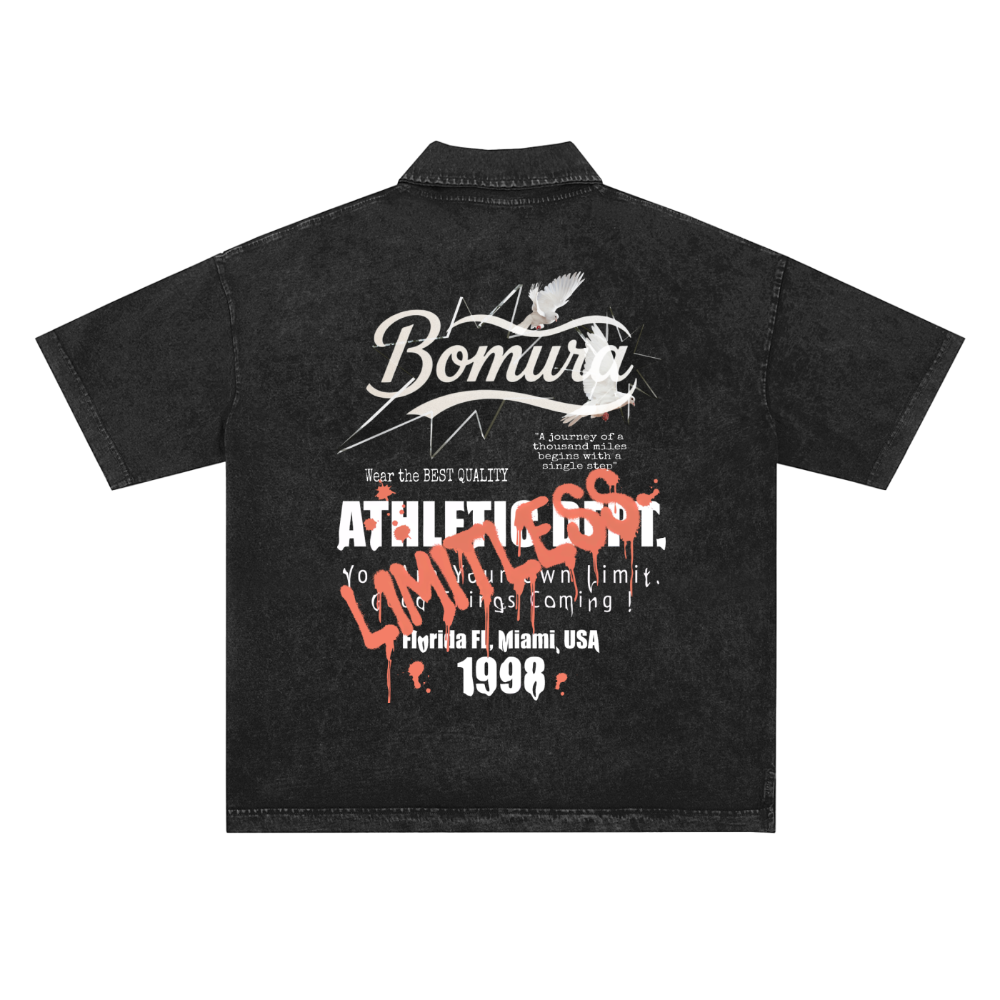 Bomura Collection '26 Athletic Dept 1998 LIMITLESS Polo T-Shirt