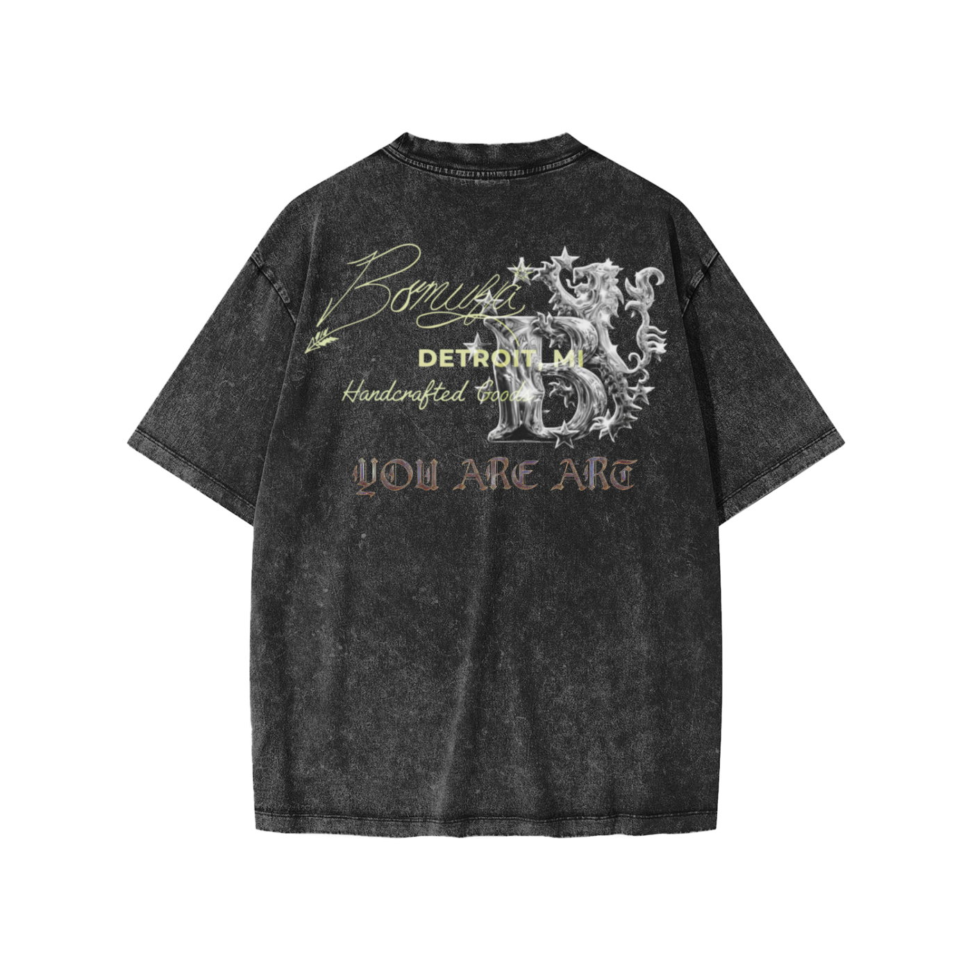 Bomura Kids "You Are Art" Snow Wash Tee