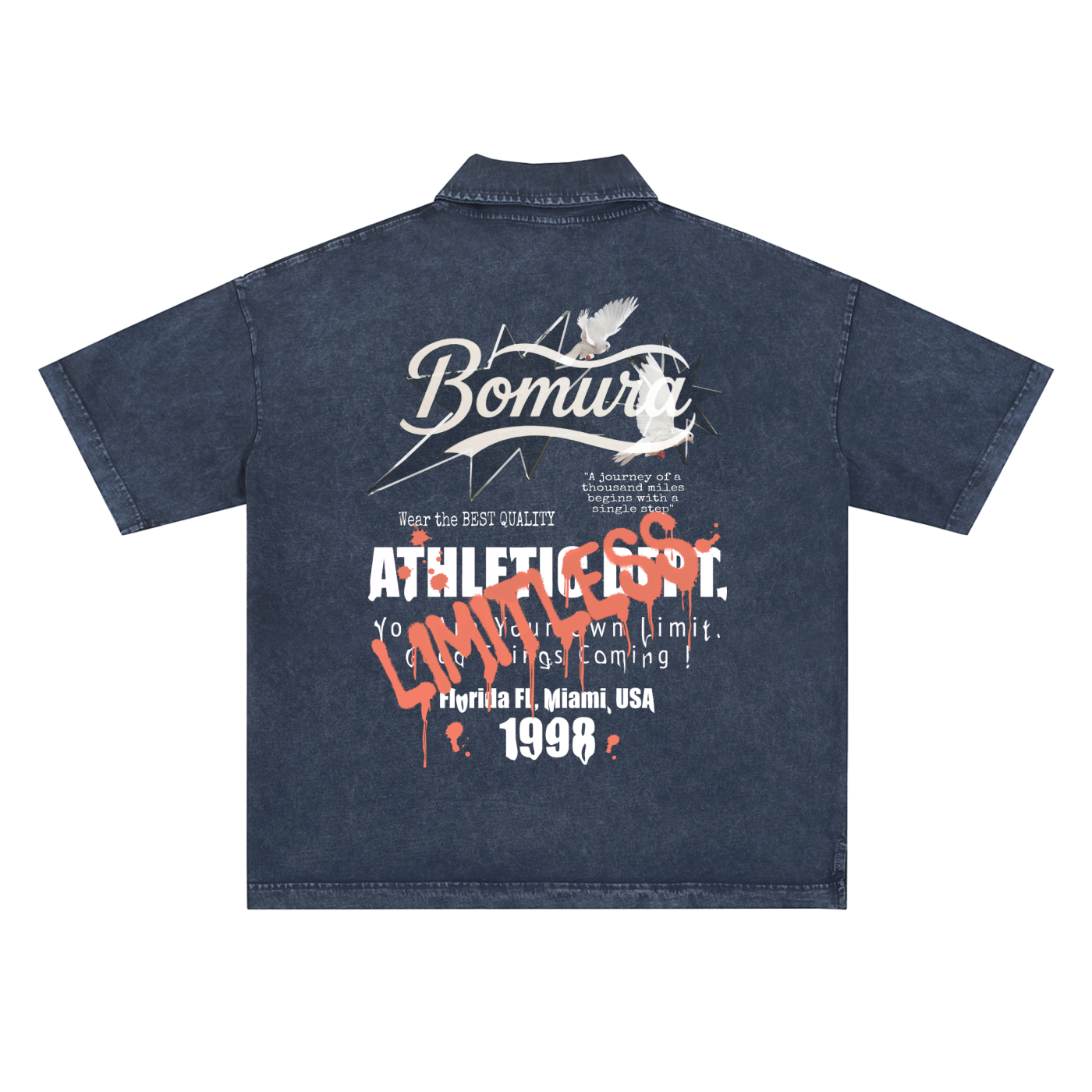 Bomura Collection '26 Athletic Dept 1998 LIMITLESS Polo T-Shirt
