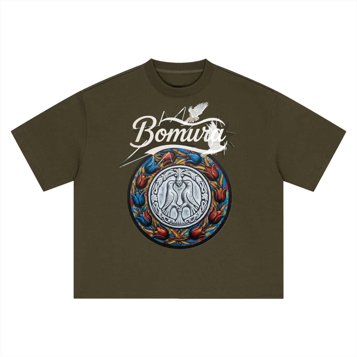 Bomura Floral Medallion Tee