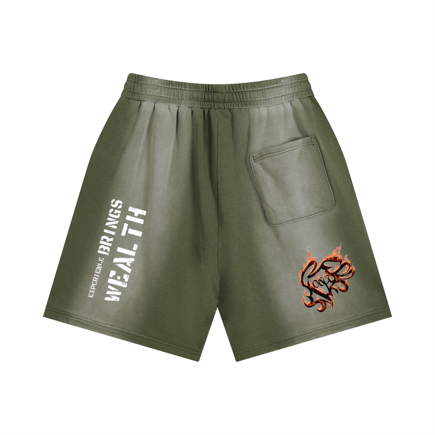 Sun Fade Distressed Shorts