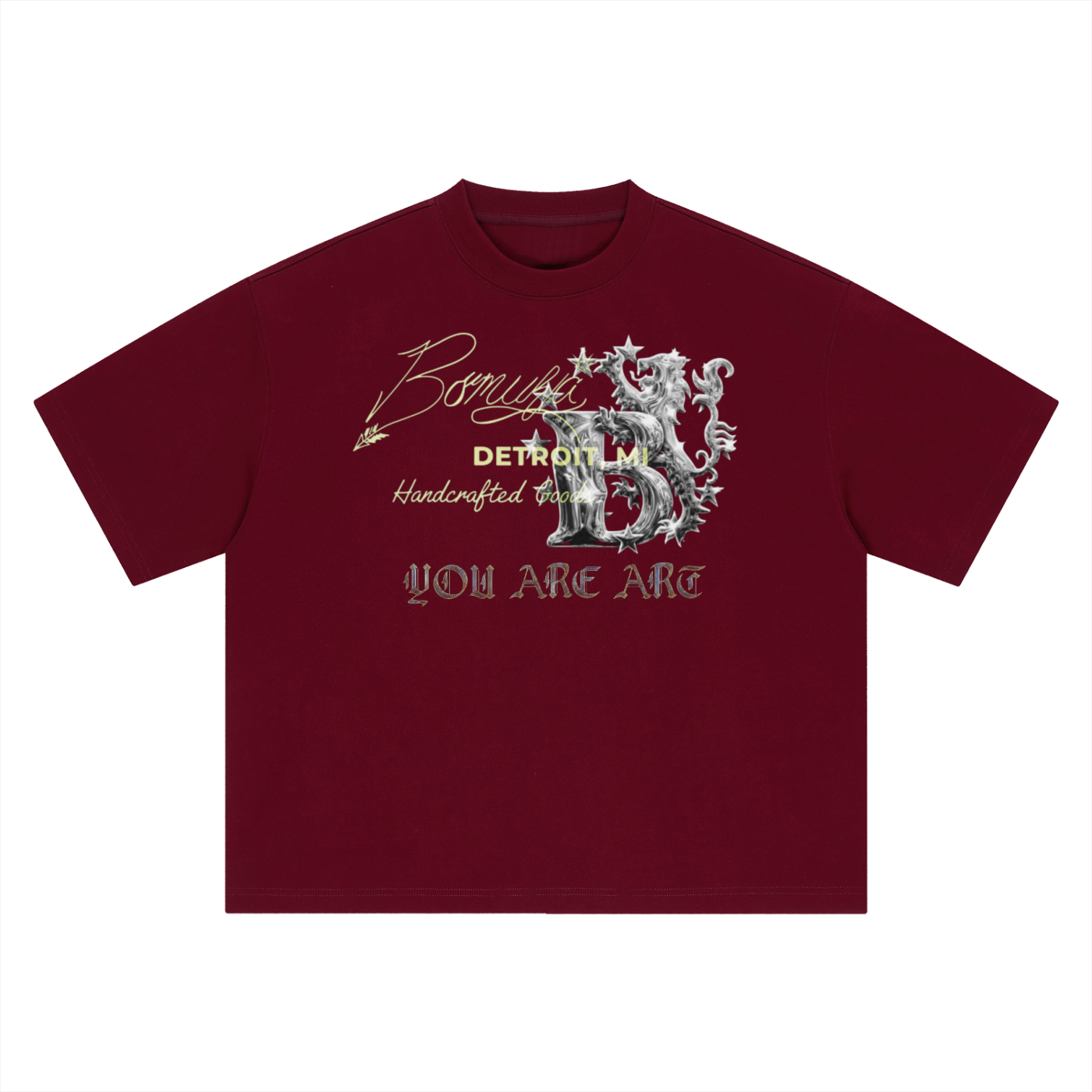 Bomura "You Are Art" Handcrafted Goods Detroit Tee