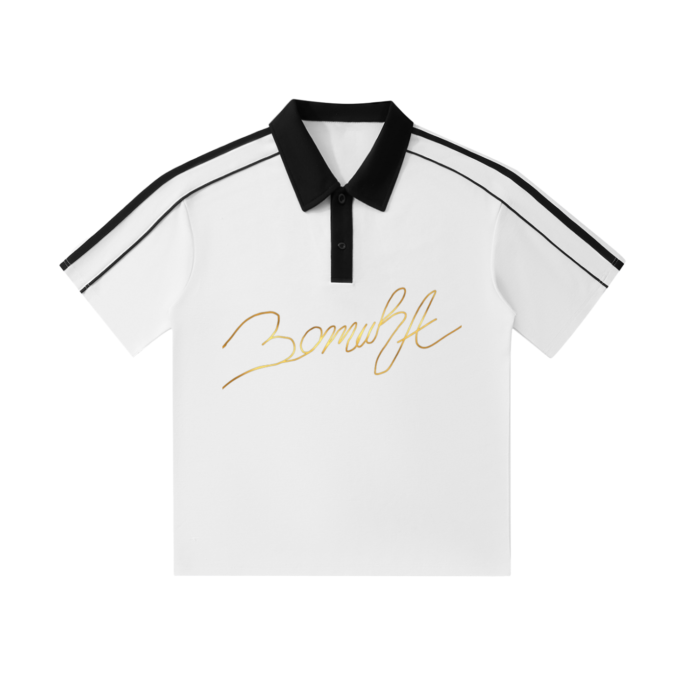 Bomura Gold Script Polo