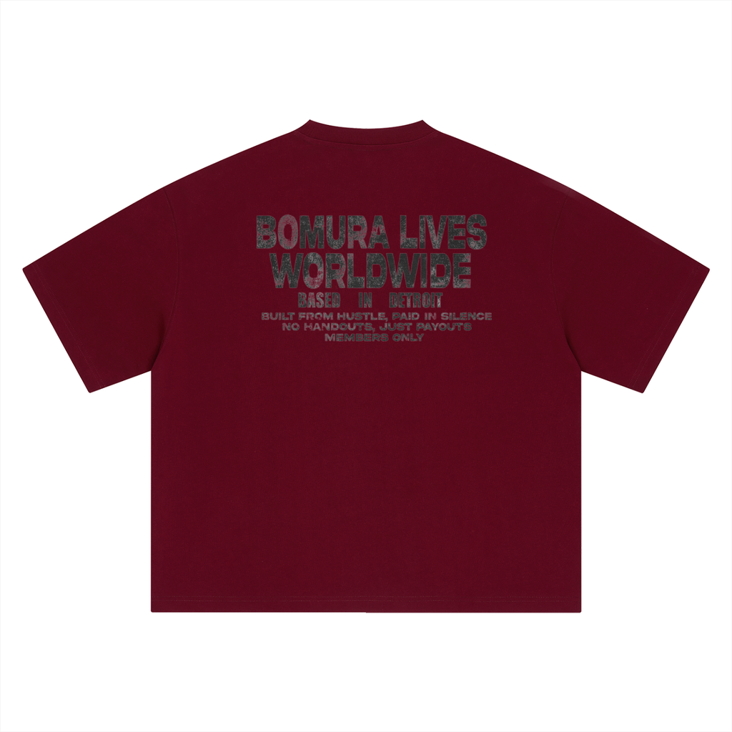 Built in Silence Detroit Worldwide Tee