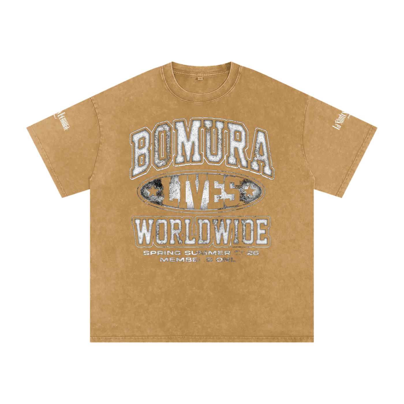 Bomura Lives SS'26 Washed Oversized Cotton T-Shirt