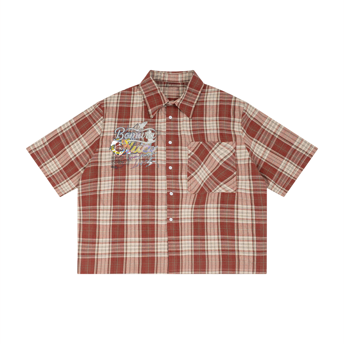 Bomura Club Plaid Boxy Shirt — Unisex Summer Issue