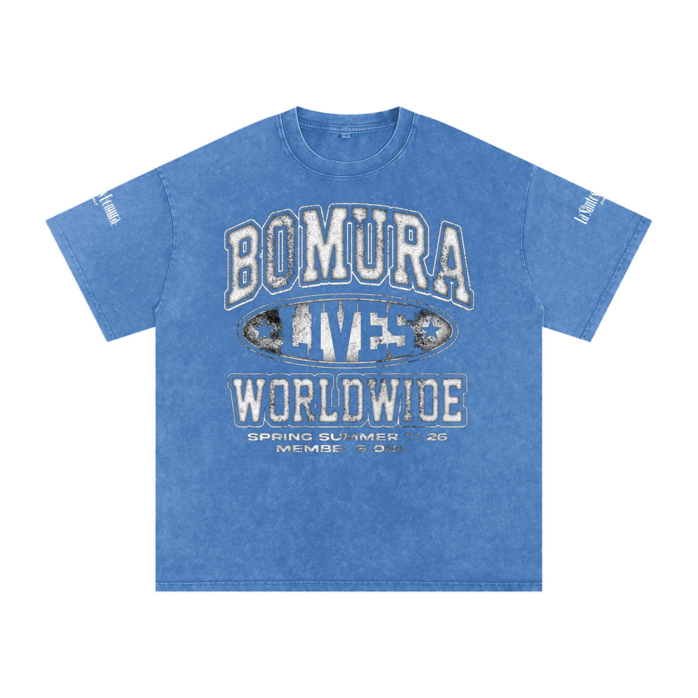 Bomura Lives SS'26 Washed Oversized Cotton T-Shirt
