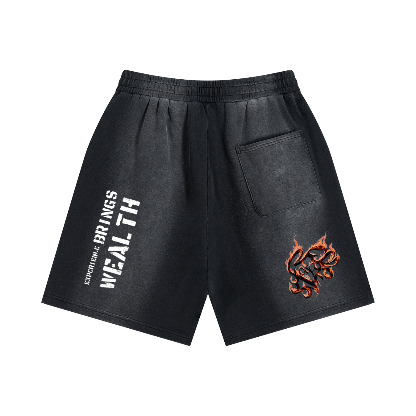 Sun Fade Distressed Shorts