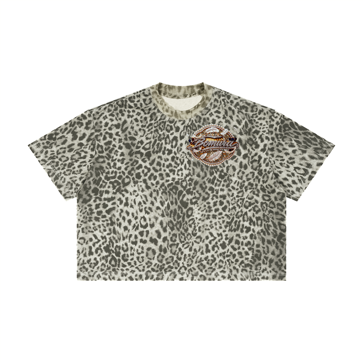 Wild Luxe Savana Leopardo Boxy Tee