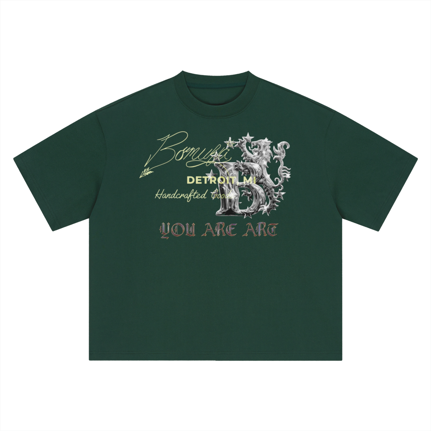Bomura "You Are Art" Handcrafted Goods Detroit Tee