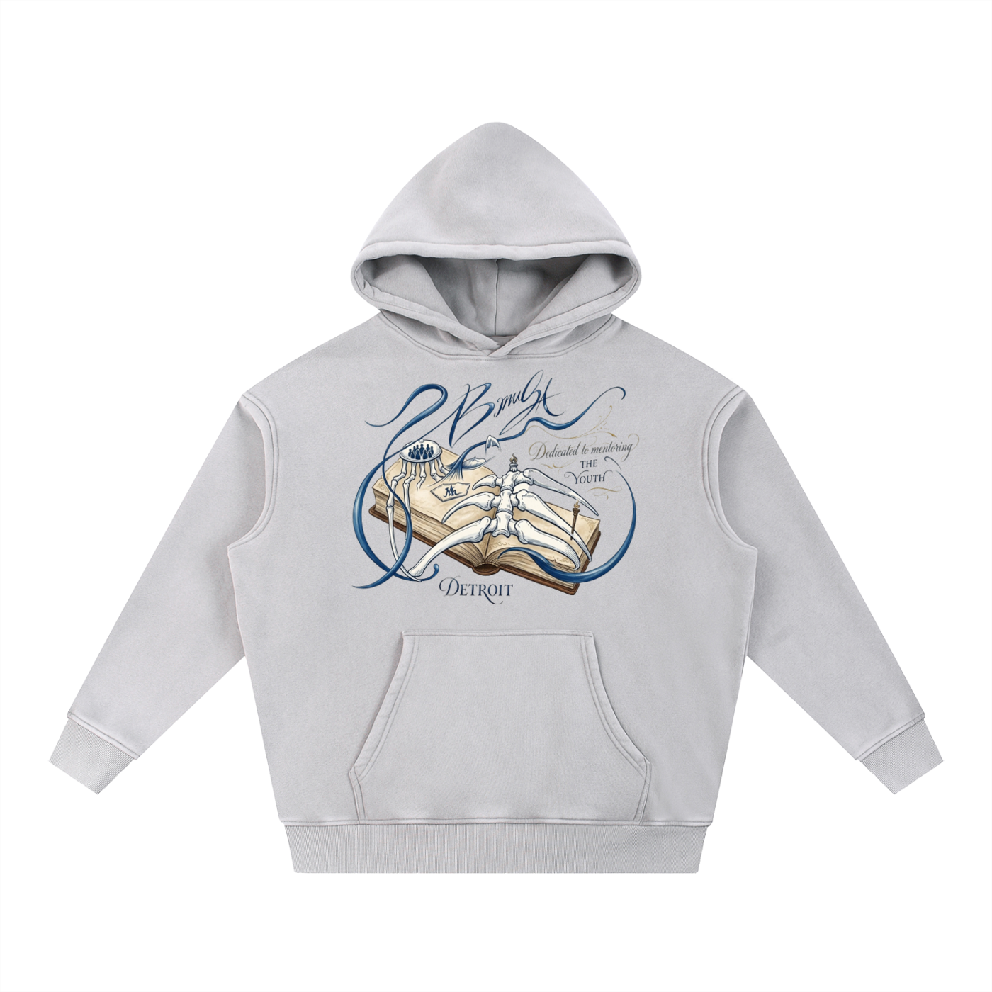 Snow Wash Fleece Oversize Hoodie