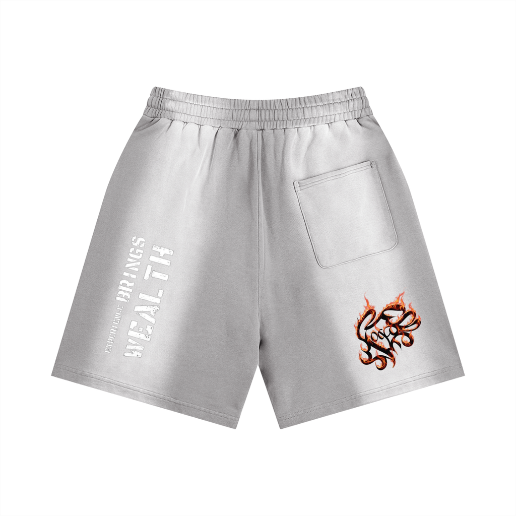 Sun Fade Distressed Shorts