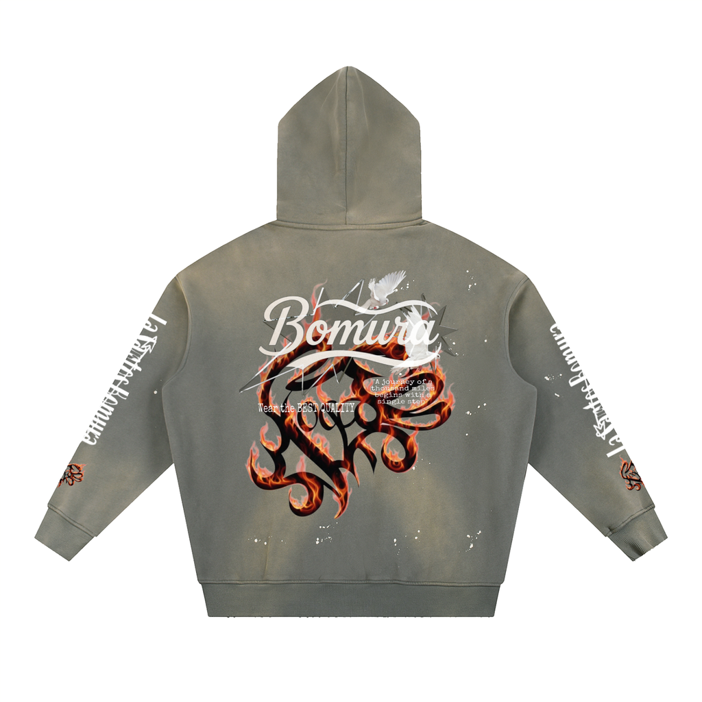 Bomura Heritage — Bomura Is The Answer Flame Hoodie