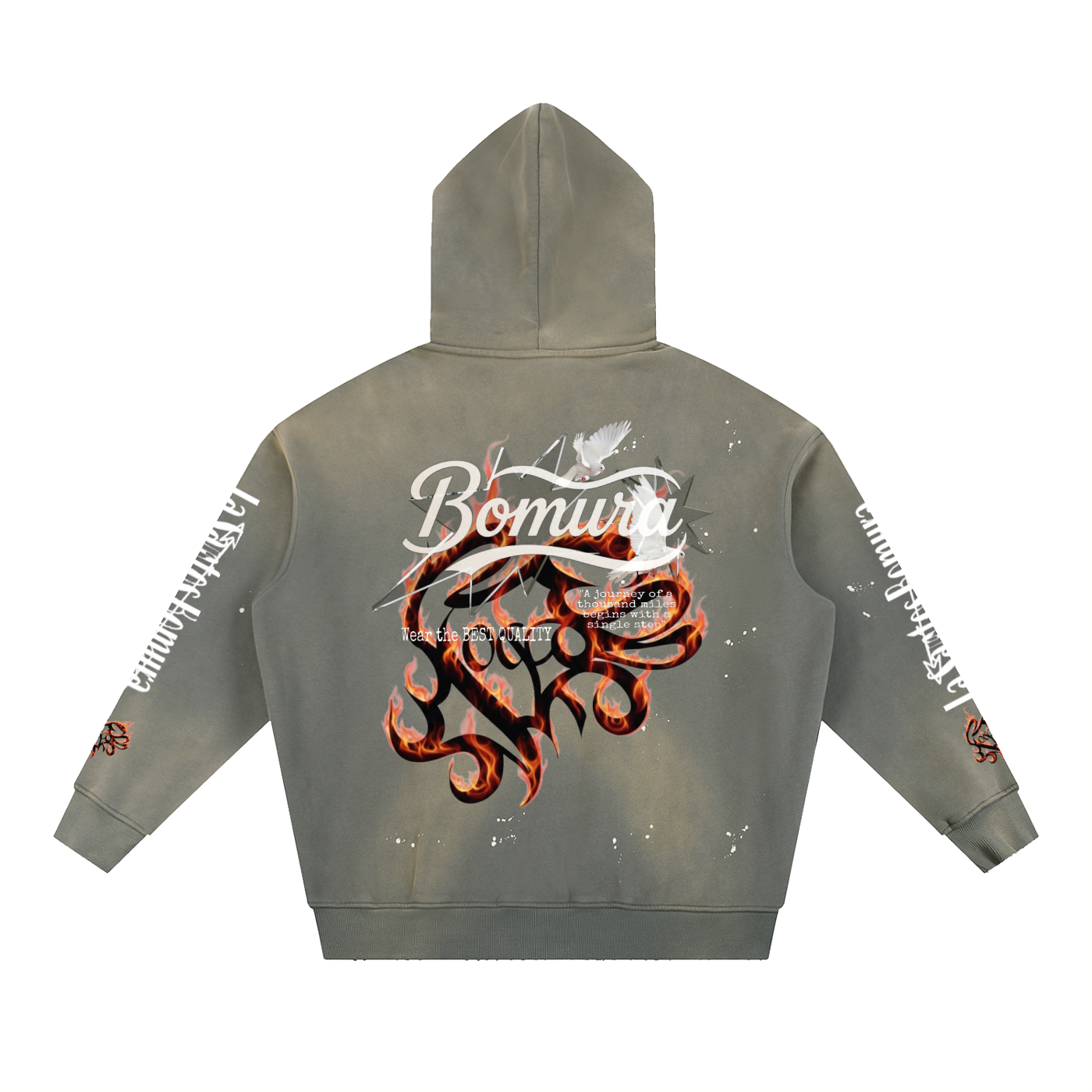 Bomura Heritage — Bomura Is The Answer Flame Hoodie