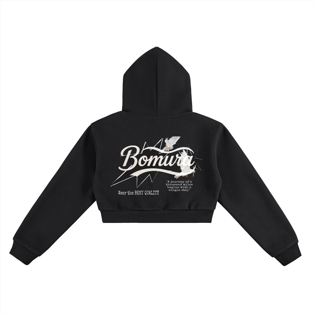 Bomura Collection '26 Woman's Cropped Hoodie