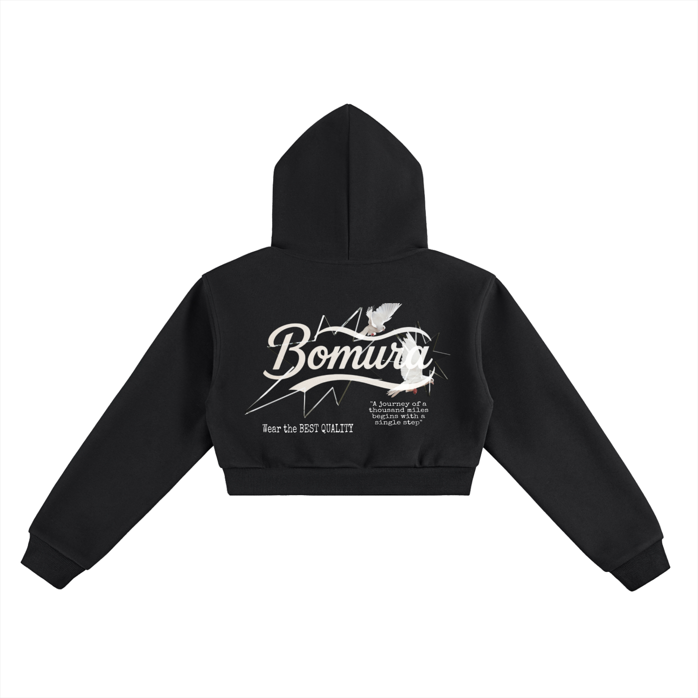Bomura Collection '26 Woman's Cropped Hoodie
