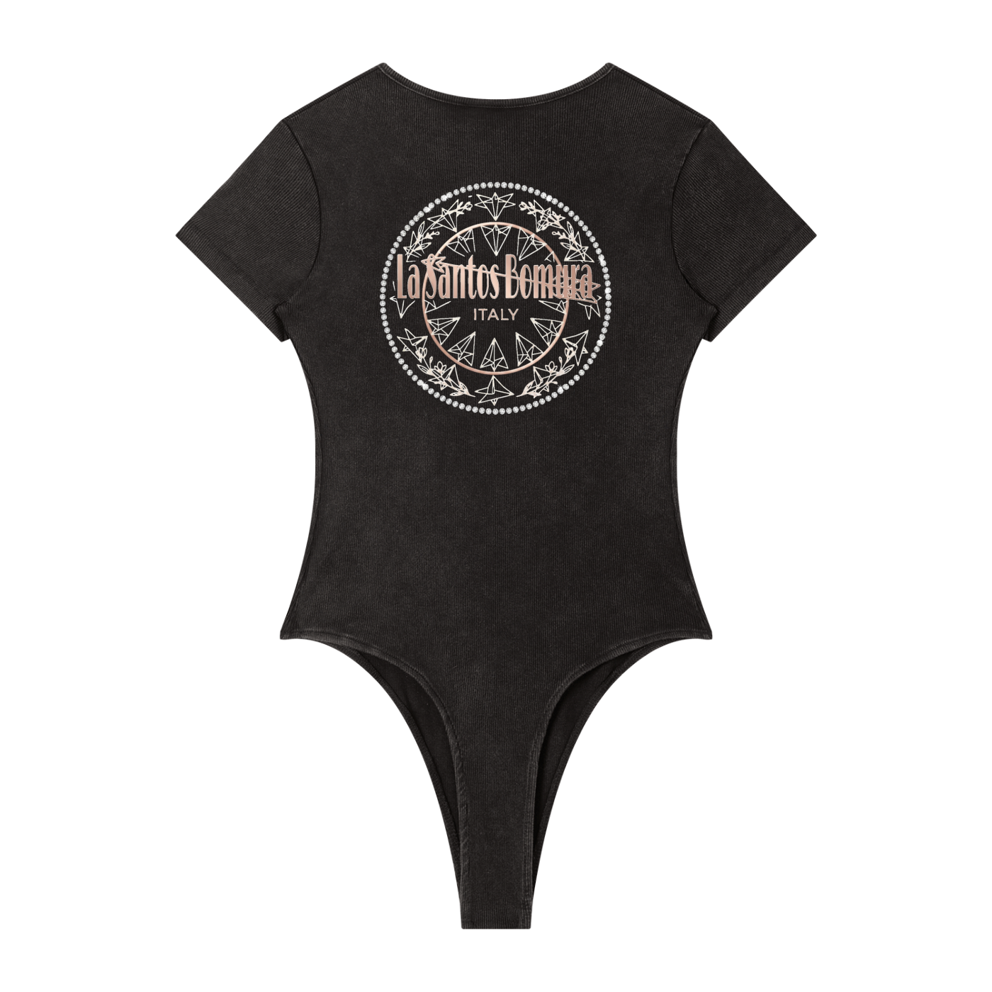 Bomura Mineral Wash Signature Crewneck Bodysuit