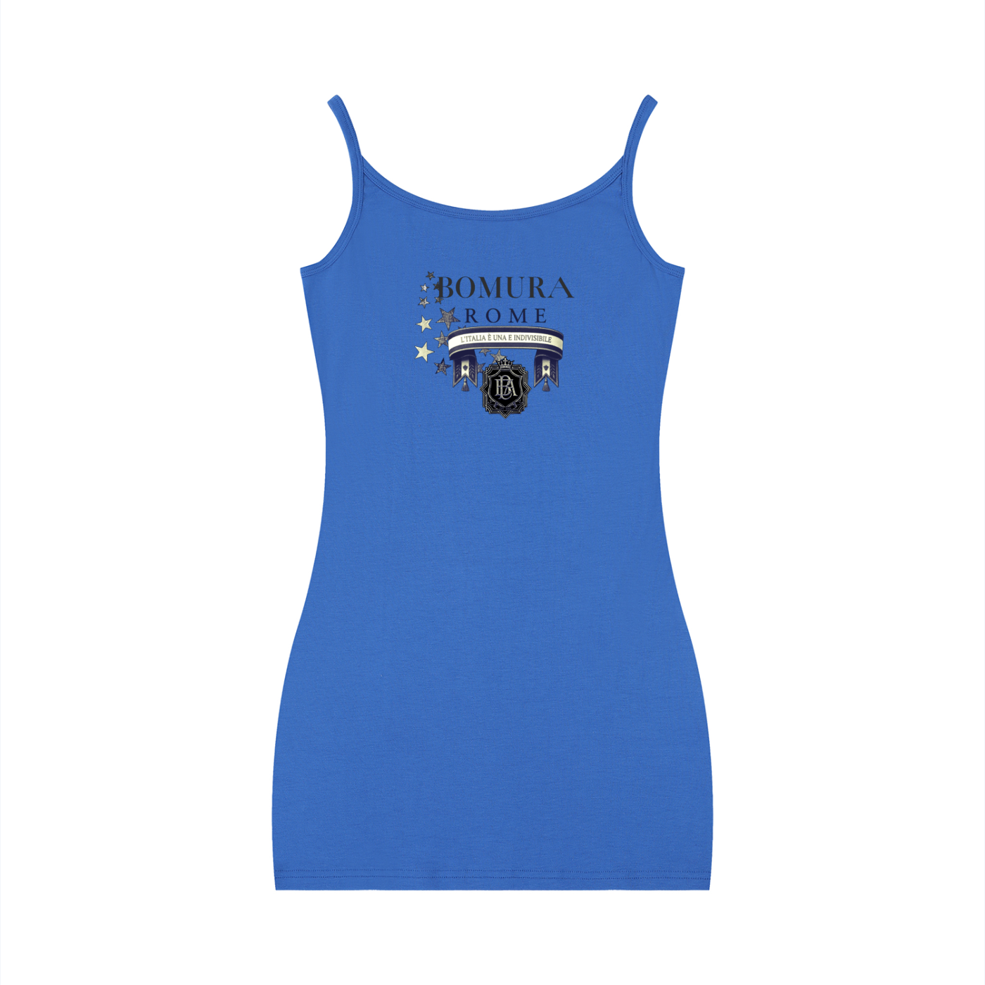L'Italia Azzurro Crest Body-Con Dress