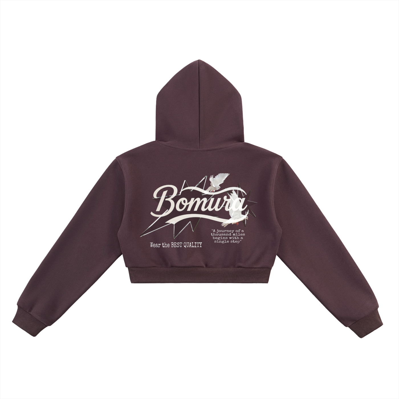 Bomura Collection '26 Woman's Cropped Hoodie