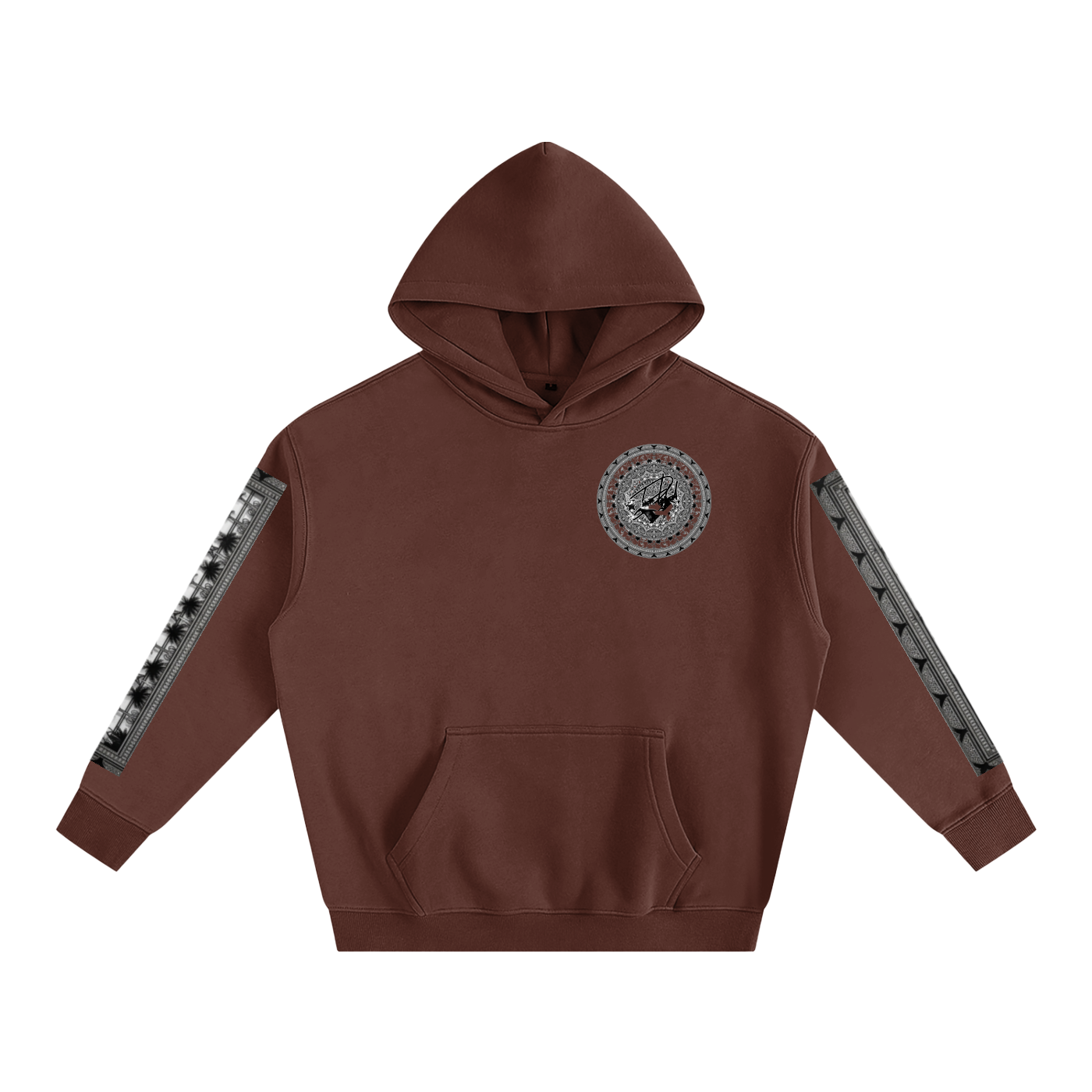 Bomura Tribal Mandala Oversized Pullover