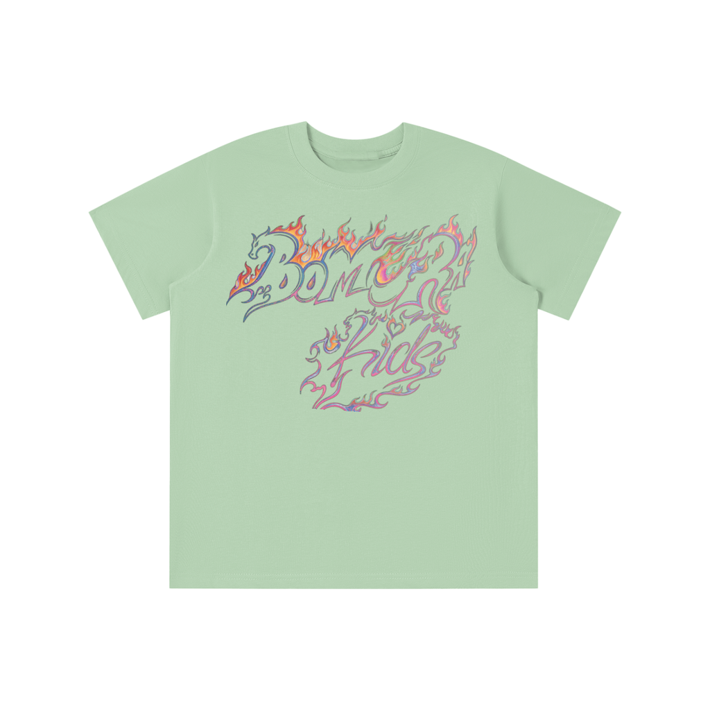 Bomura Kids Iridescent Flame Tee