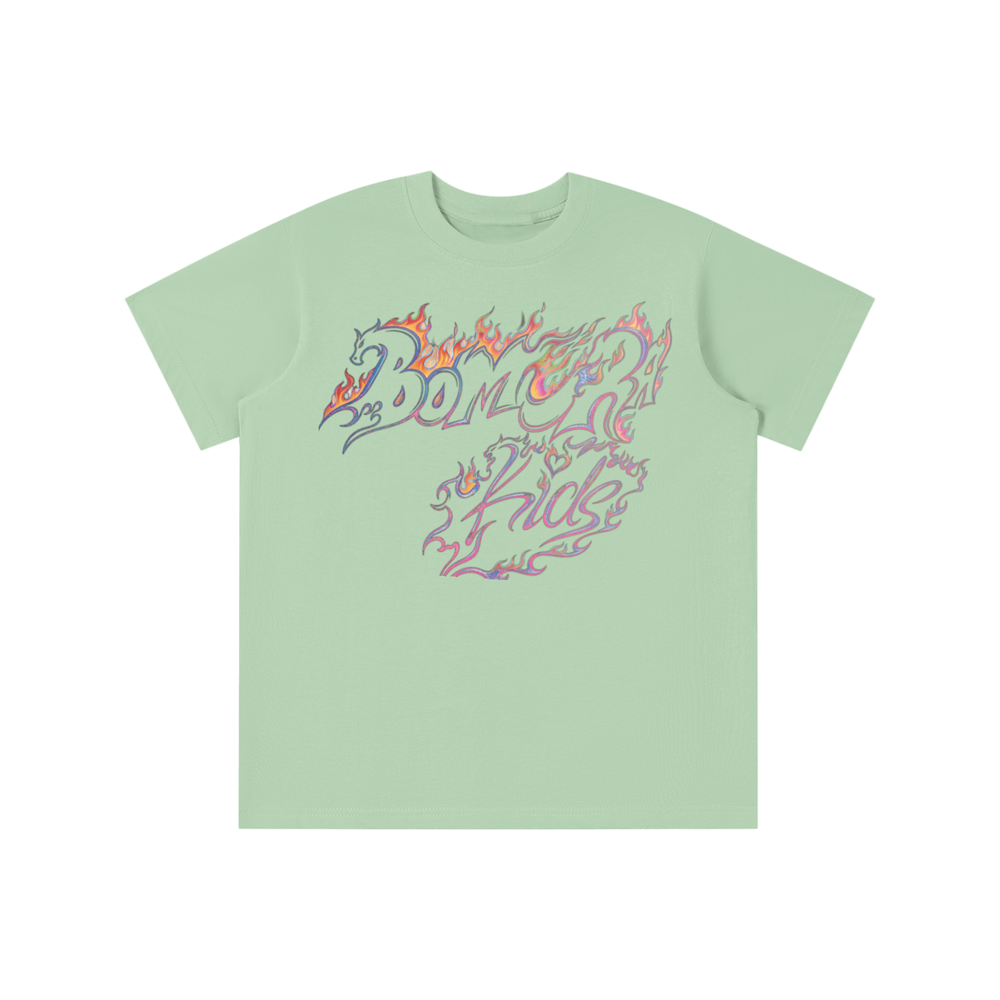 Bomura Kids Iridescent Flame Tee