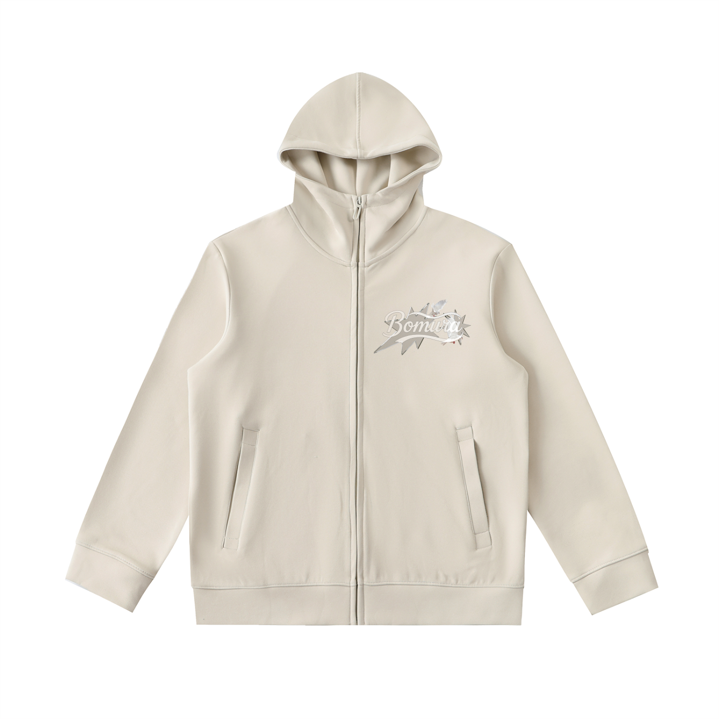 Bomura Essential Breakout Zip Hoodie Hoodie