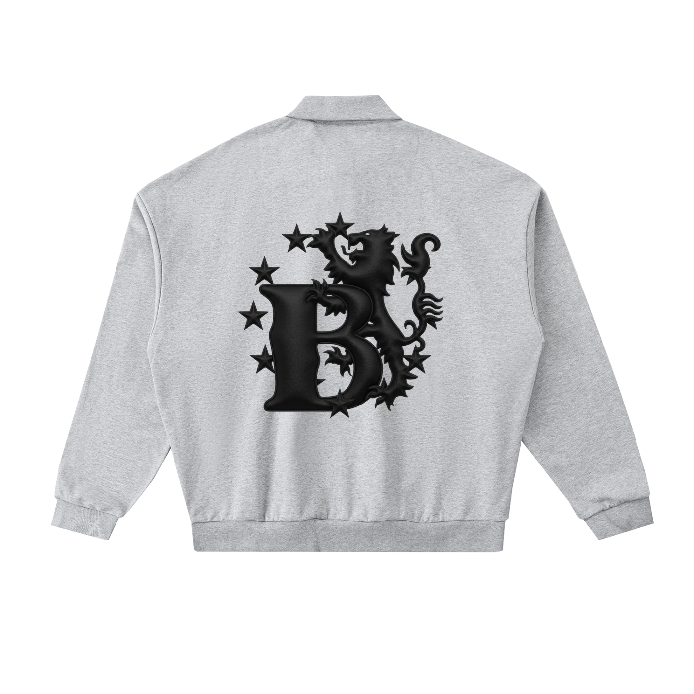 Bomura Noir Monogram Polo Sweatshirt
