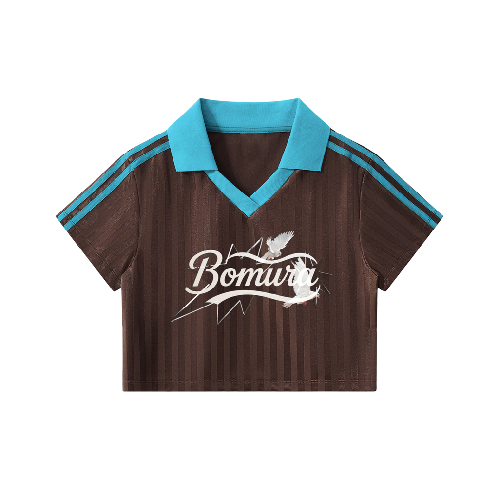 Bomura Varsity Sport Crop Jersey