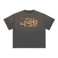 LSB Double Python Embroidered Oversized Cotton Tee