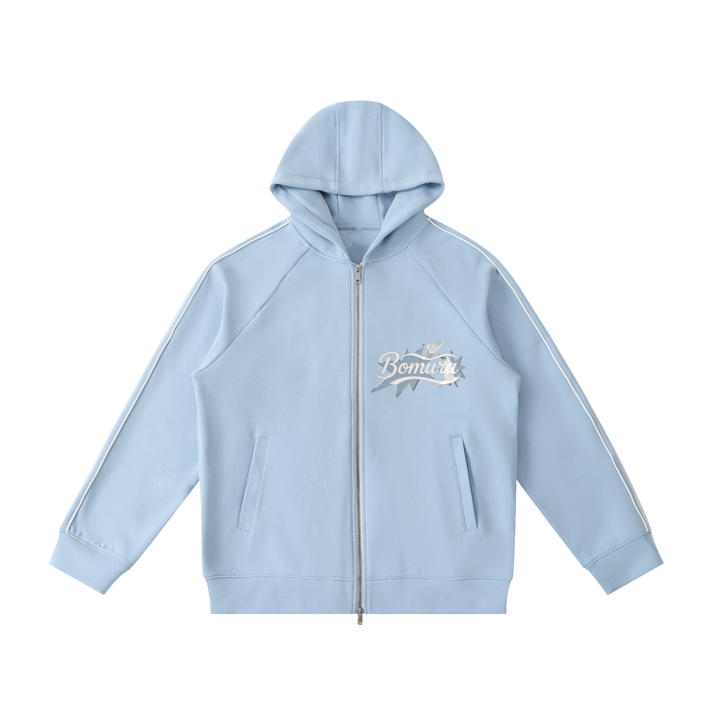 Bomura Collections '26 Heavyweight Vetto Sleeve Zip Hoodie