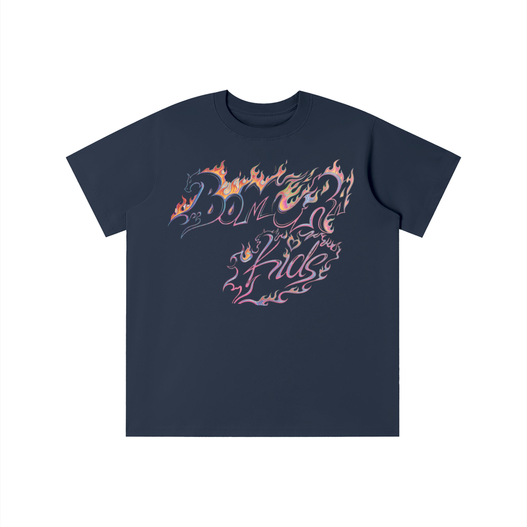 Bomura Kids Iridescent Flame Tee