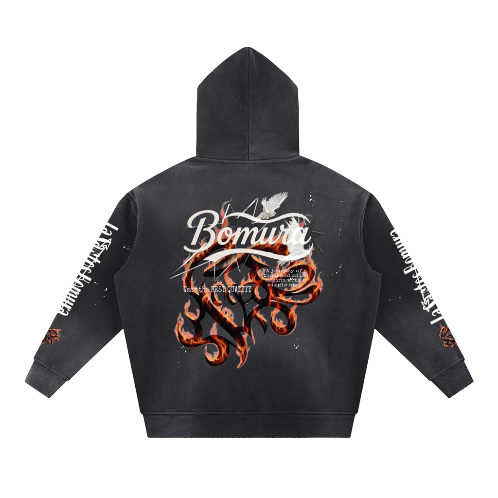 Bomura Heritage — Bomura Is The Answer Flame Hoodie