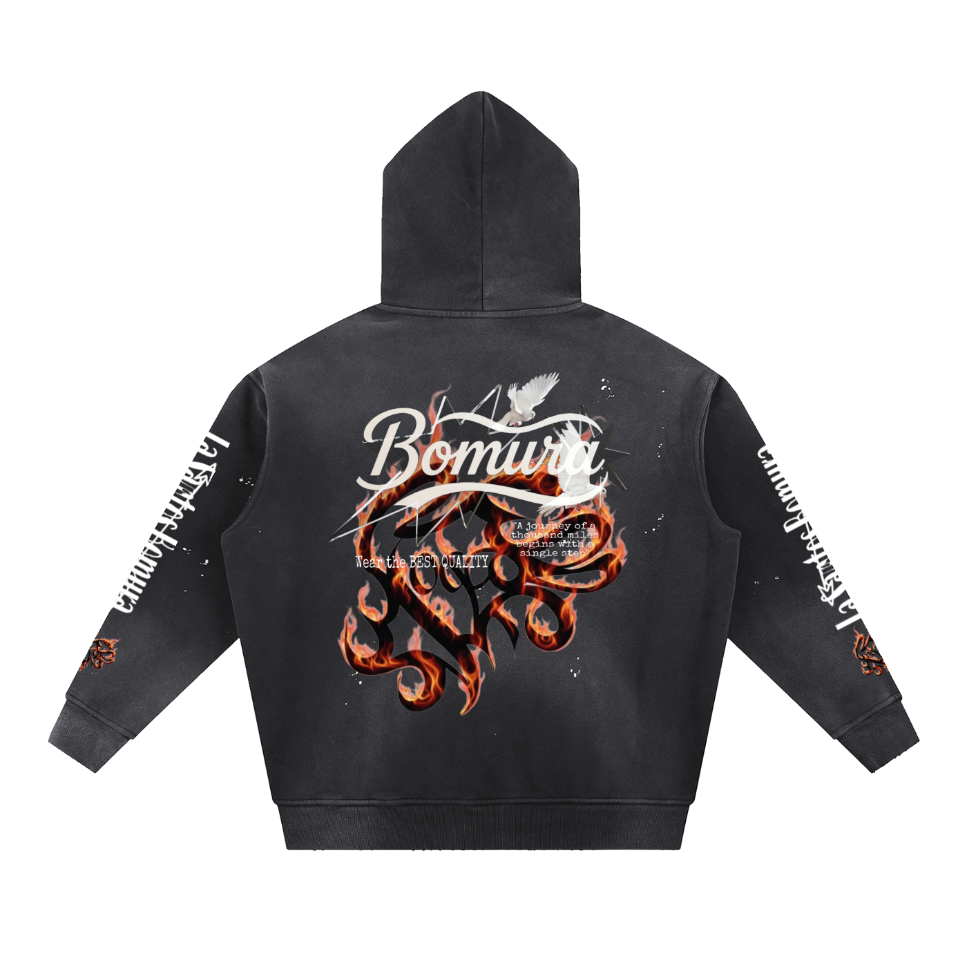 Bomura Heritage — Bomura Is The Answer Flame Hoodie
