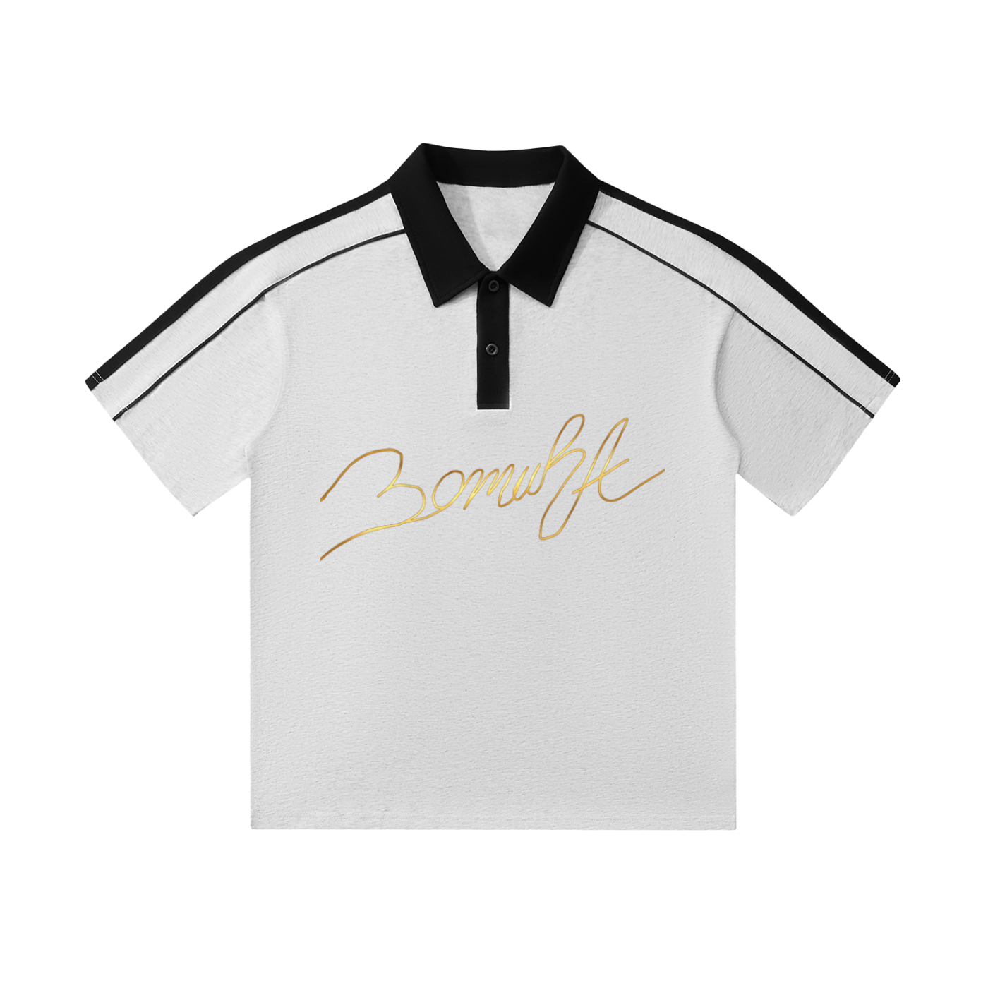Bomura Gold Script Polo