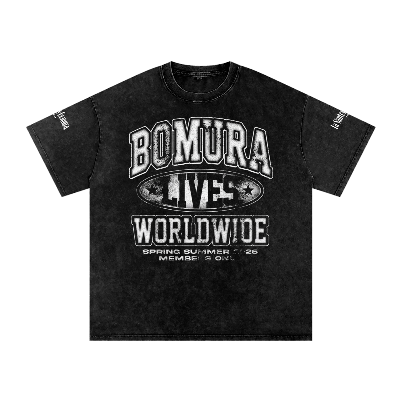 Bomura Lives SS'26 Washed Oversized Cotton T-Shirt