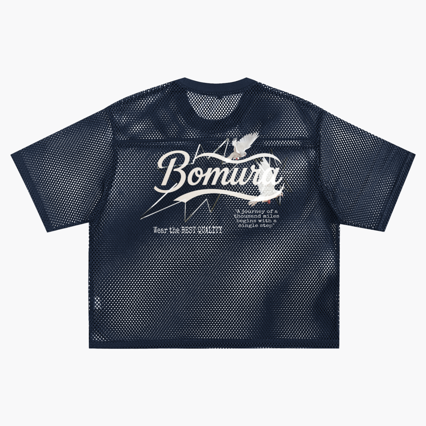 See-through Boxy Net T-Shirt