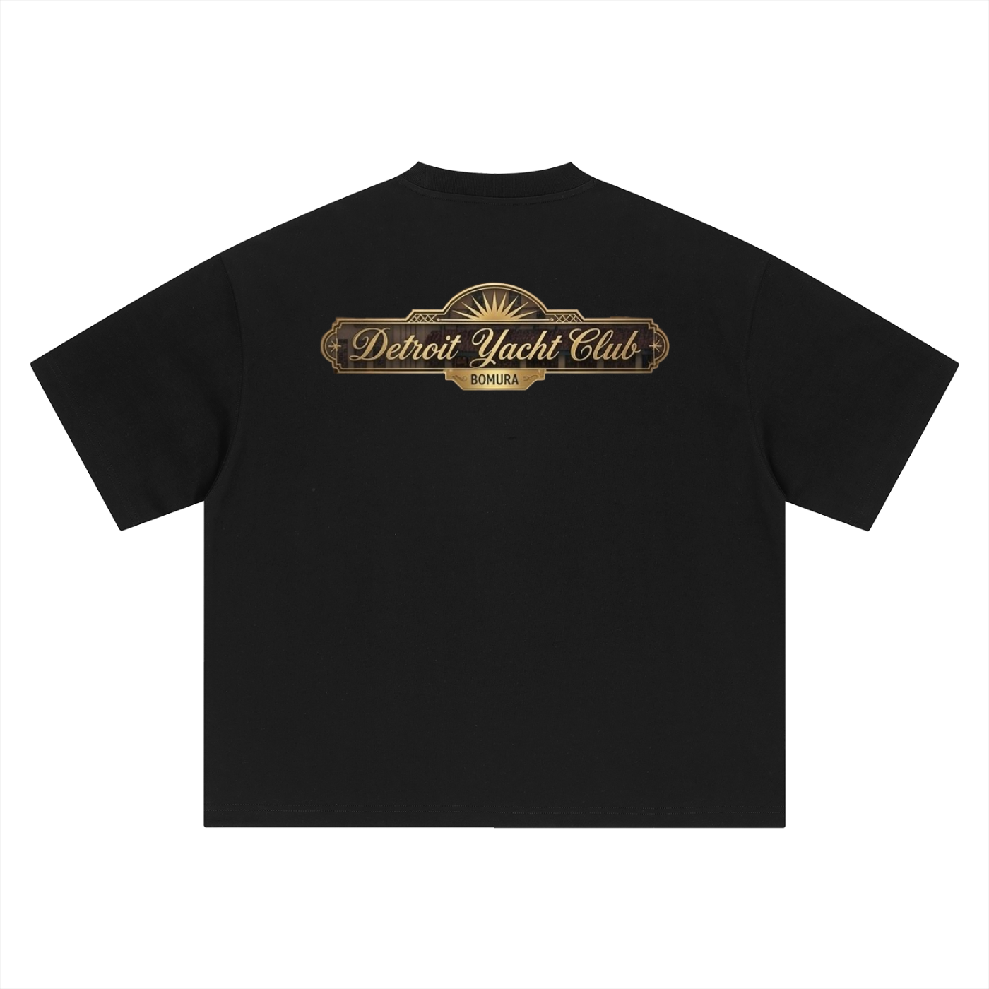 Detroit Yacht Club 1928 Oversized Tee by Bomura