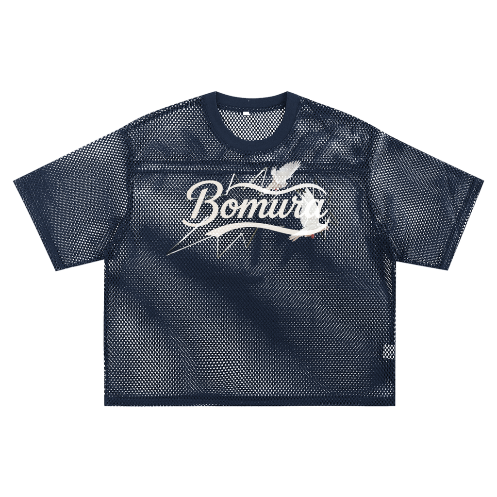 See-through Boxy Net T-Shirt