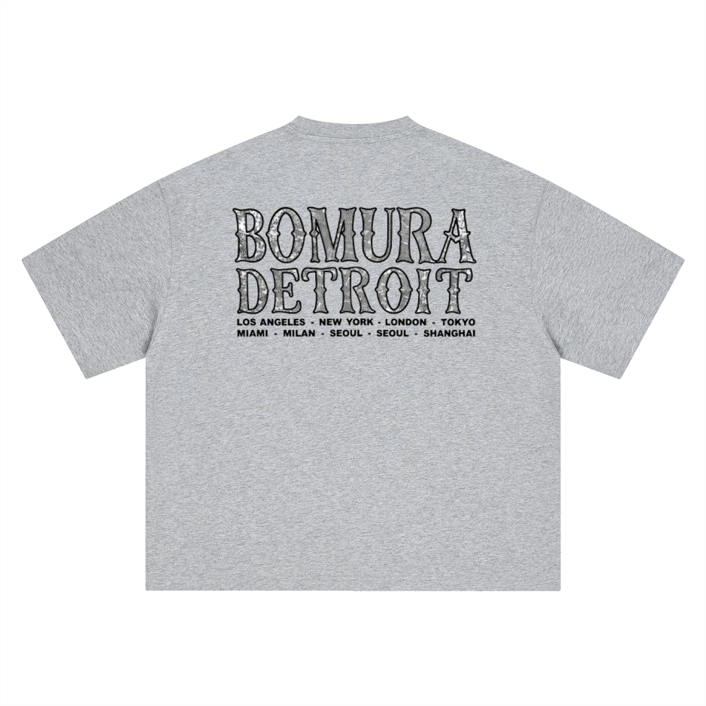 Detroit to the World Tee - Black Logo