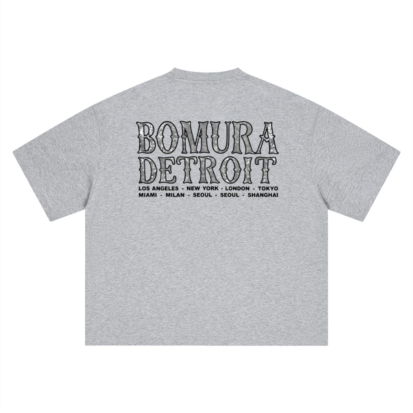 Detroit to the World Tee - Black Logo