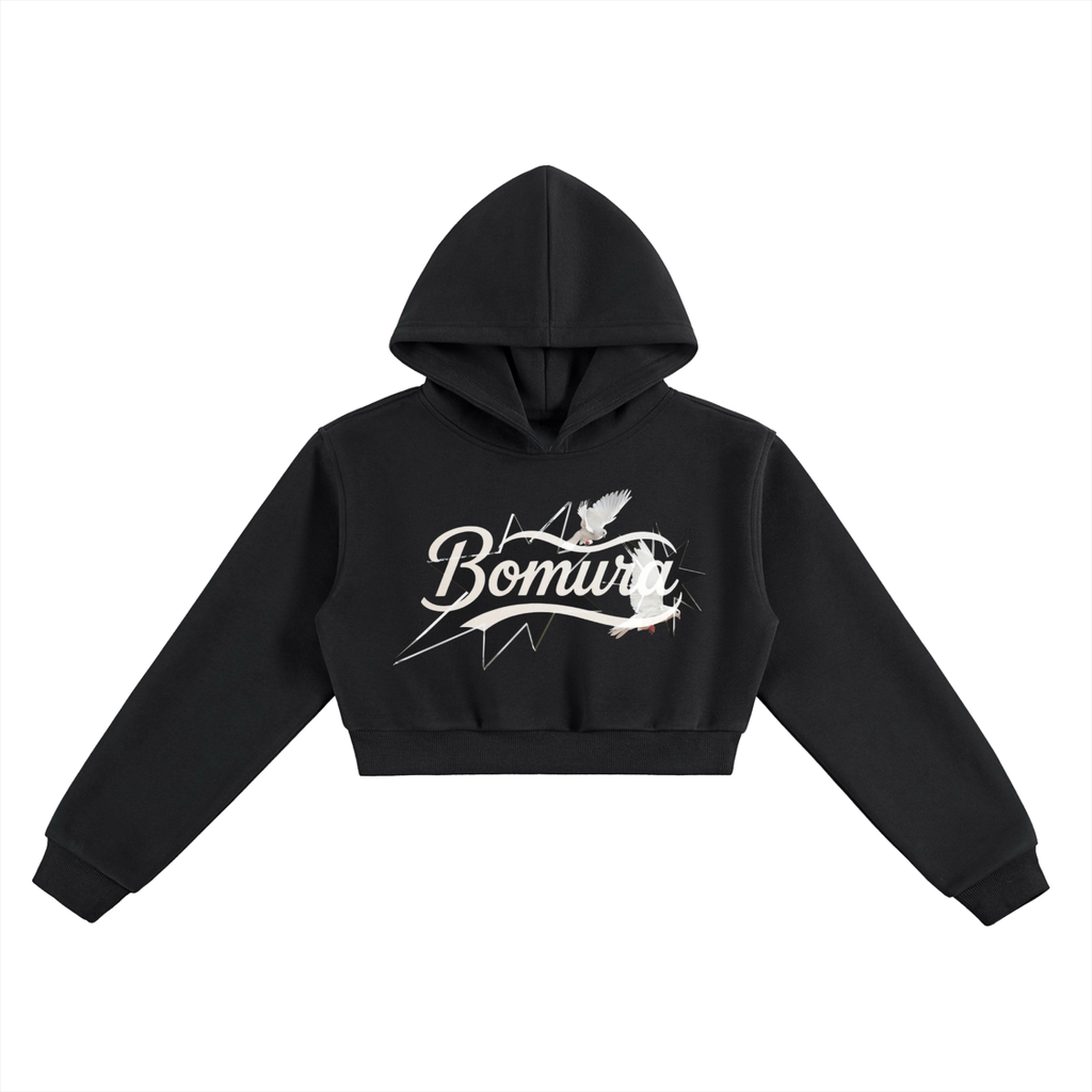 Bomura Collection '26 Woman's Cropped Hoodie