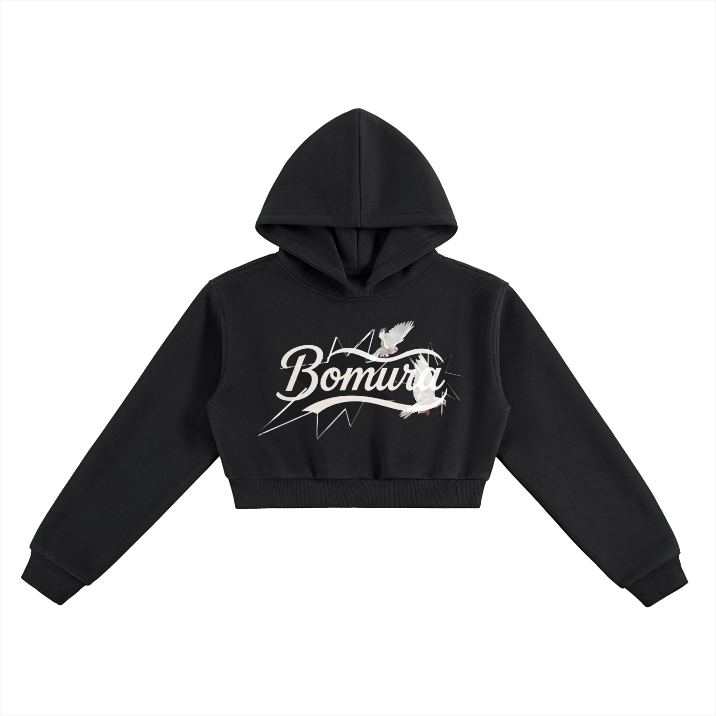 Bomura Collection '26 Woman's Cropped Hoodie