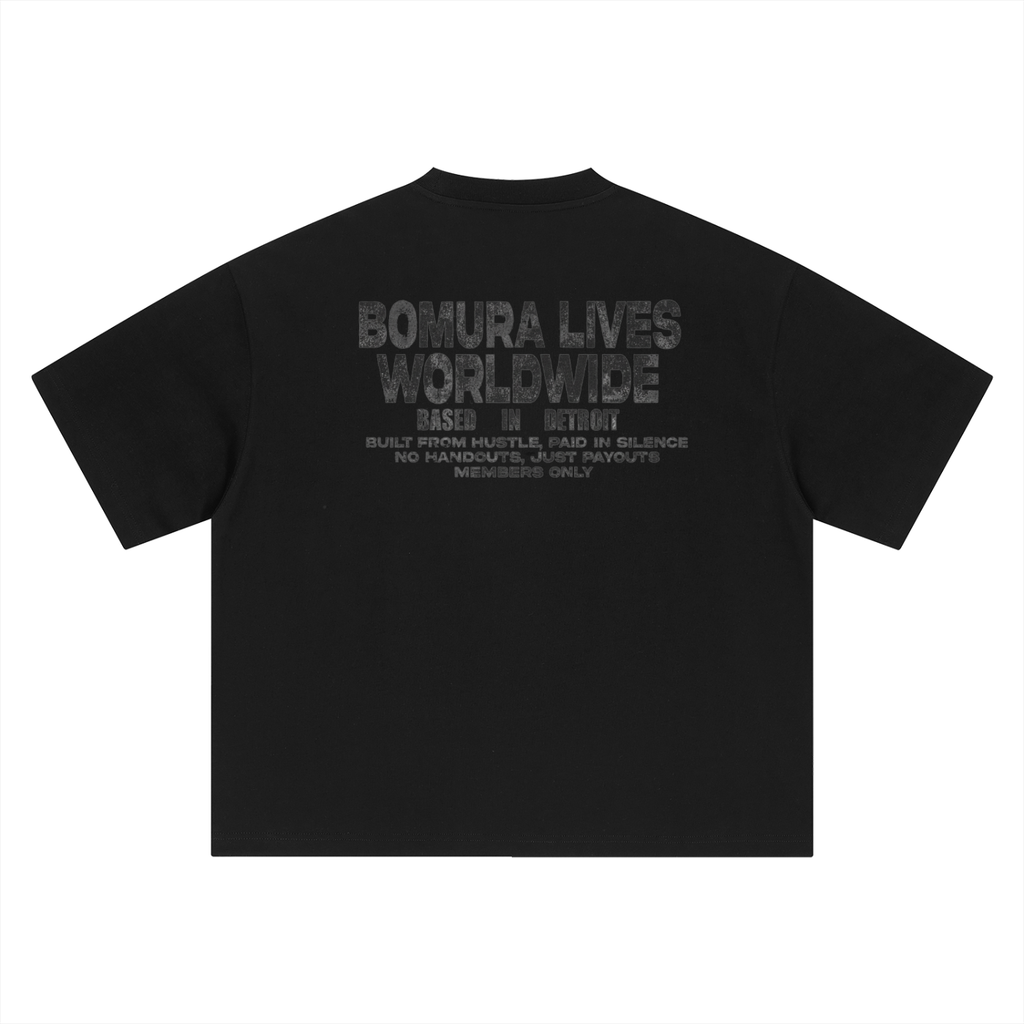 Built in Silence Detroit Worldwide Tee