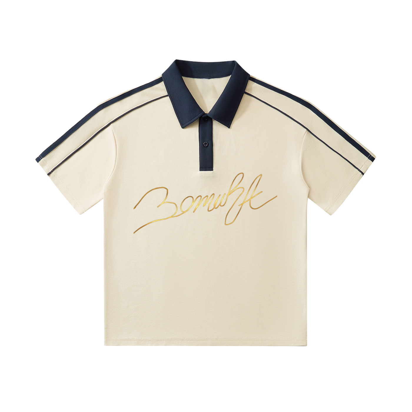 Bomura Gold Script Polo