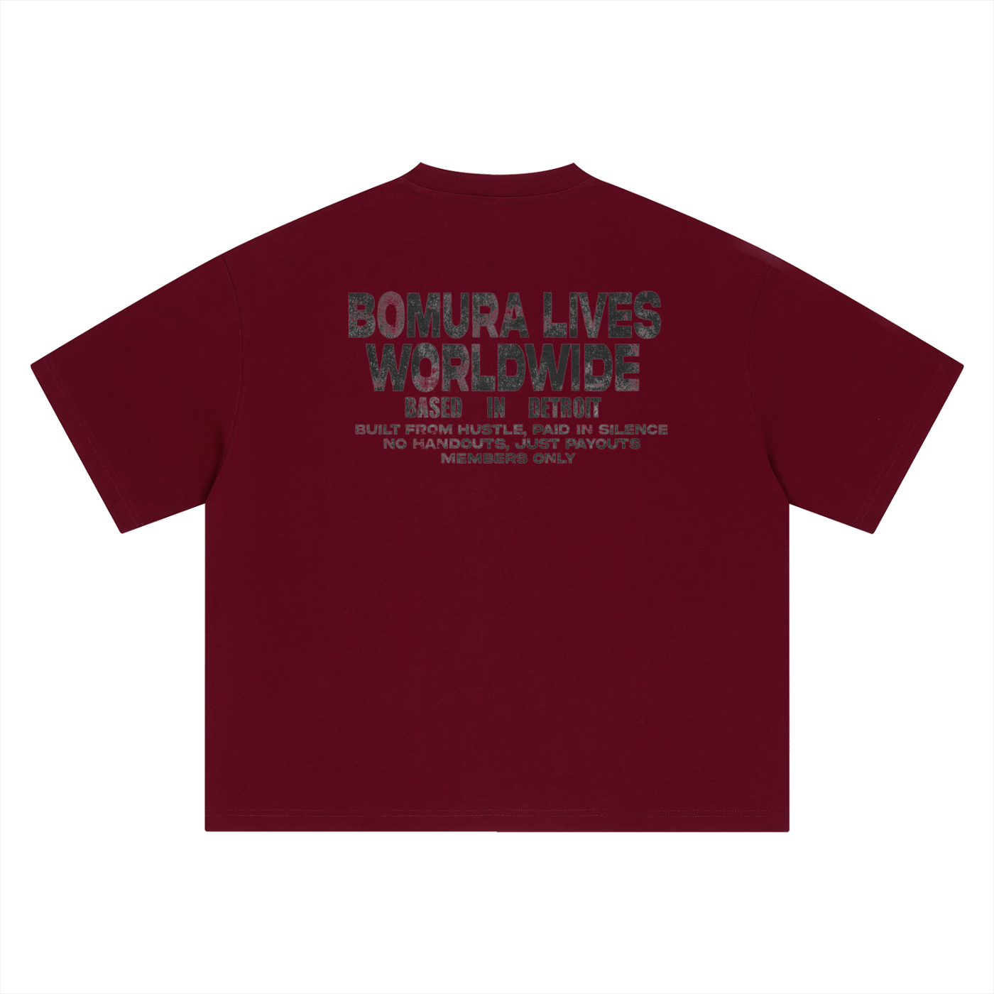 Built in Silence Detroit Worldwide Tee – Black Logo
